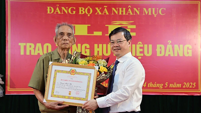Remise et remise à titre posthume des insignes du Parti à 653 membres du Parti à Tuyen Quang à l'occasion du 19 mai