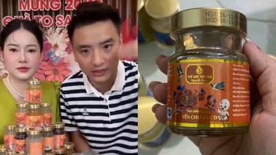 Polémica por un nido de pájaro de más de 13.000 VND/frasco anunciado por el TikToker Quyen Leo Daily