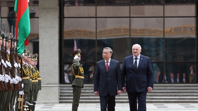 Le président de la Biélorussie accueille le secrétaire général To Lam