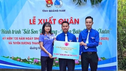 Tuổi trẻ Quảng Nam xuất quân hành trình "Sắt son lý tưởng - Vững bước thanh xuân"