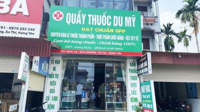 ปรับร้านขายยาในตำบลเดาเดือง (อันถี) เกือบ 80 ล้านดอง