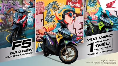 Honda Việt Nam khởi động năm mới với chương trình khuyến mại “F5 giao diện, Bừng dấu ấn riêng” dành riêng cho xe Honda Vario 125/160