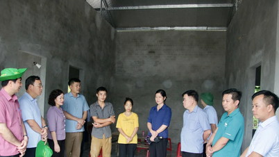 Kiểm tra công tác xóa nhà tạm, nhà dột nát tại xã Xuân Lạc