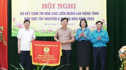 Cụm thi đua các Liên đoàn Lao động tỉnh khu vực Tây Nguyên sơ kết hoạt động 6 tháng đầu năm 2025