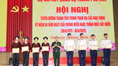 Bộ CHQS thành phố Huế tuyên dương thành tích lực lượng tham gia diễu binh, diễu hành