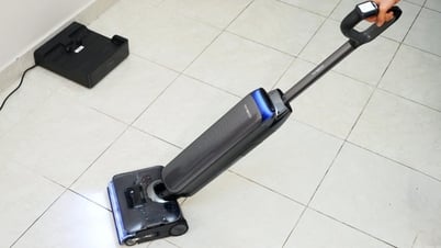 Trải nghiệm máy hút bụi lau nhà cầm tay tích hợp AI, dùng hơi nước nóng