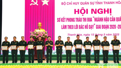 Thanh Hoa: Resumen del movimiento de emulación "El sector logístico militar sigue las enseñanzas del tío Ho"
