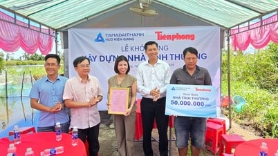 Groundbreaking ceremony of Great Solidarity House for poor households in Kien Giang