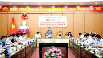 More than 54% of officials work in Ha Giang after the province's merger.
