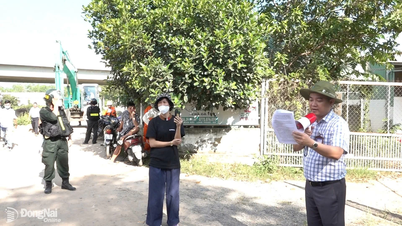 Cưỡng chế hộ dân đầu tiên ở Dự án Đường cao tốc Biên Hòa - Vũng Tàu đoạn qua Long Thành