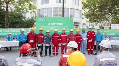 PTSC Thanh Hóa tổ chức lễ phát động tháng công nhân và tháng hành động về an toàn, vệ sinh lao động năm 2025