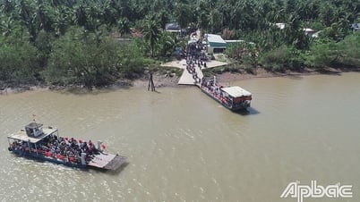 Bến phà Xuân Đông tại huyện Chợ Gạo chính thức ngừng hoạt động từ ngày 20-5-2025