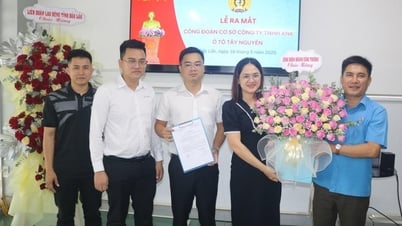 Thành lập Công đoàn cơ sở Công ty TNHH Xuất nhập khẩu ô tô Tây Nguyên