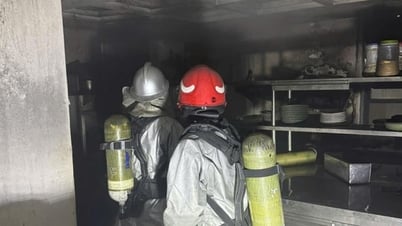 Hanoï : L'incendie d'un restaurant causé par une panne d'équipement électrique n'a fait aucune victime