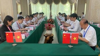 Постоянный офис Координационного комитета Каобанга (Вьетнам) провел переговоры с Межотраслевой рабочей группой Координационного комитета Гуанси (Китай) - Электронная газета Cao Bang
