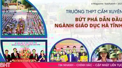 La escuela secundaria Cam Xuyen se abre paso para liderar el sector educativo en Ha Tinh
