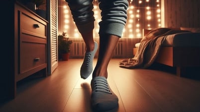 Souffrant du syndrome des jambes sans repos, de nombreuses personnes ne veulent bouger que lorsqu'il est temps de dormir.