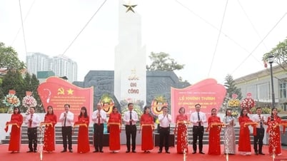 ពិធីសម្ពោធវិមានអនុស្សាវរីយ៍ដល់វីរៈជន និងទុក្ករបុគ្គលនៃវួដ Tran Phu
