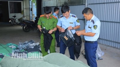 Detecting a factory producing counterfeit trademarks in Yen Khanh