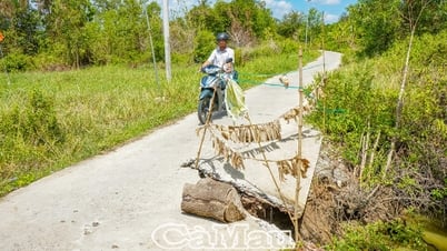 Người dân mong sớm khắc phục lộ sụt lún