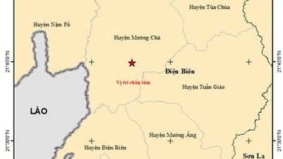 Séisme de magnitude 5,0 dans le district de Muong Cha, province de Dien Bien