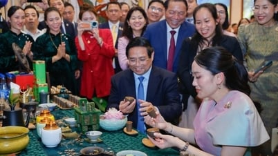 Prime Minister Pham Minh Chinh and Thai Prime Minister visit exhibition of Vietnamese handicraft products - Lang Son Newspaper and Radio and Television