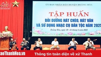 Cất cao điệu chèo trên quê hương Hoằng Hóa