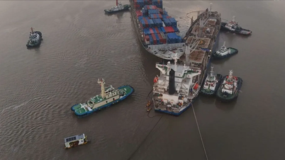 Two cargo ships of Panama and Hong Kong (China) nationality successfully separated after collision