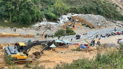 Superando las consecuencias de los deslizamientos de tierra en el sitio de construcción de la central hidroeléctrica Ta Pao Ho 1A en Lai Chau