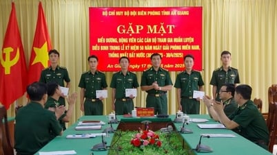 An Giang Provincial Border Guard commends officers participating in performing task A50