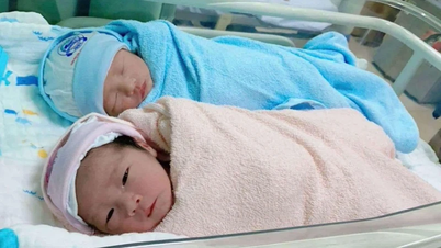 Infértil por complicaciones de paperas, el padre estalla de felicidad al dar la bienvenida a sus gemelos