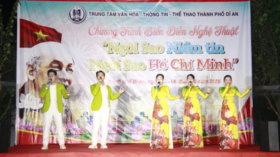 Đặc sắc chương trình nghệ thuật “Ngôi sao niềm tin Ngôi sao Hồ Chí Minh”