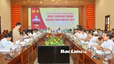 Họp thành viên UBND tỉnh tháng 5
