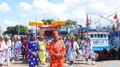 Einzigartiges Cau Ngu Festival in der Gemeinde Thanh Hai