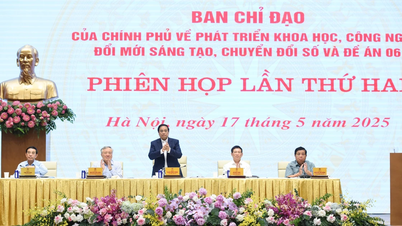 [Foto] Premierminister Pham Minh Chinh leitet Treffen zur Entwicklung von Wissenschaft und Technologie