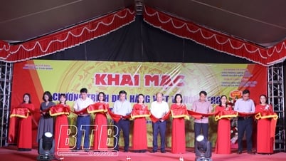 30 gian hàng tham gia chương trình đưa hàng Việt về nông thôn tại huyện Kiến Xương
