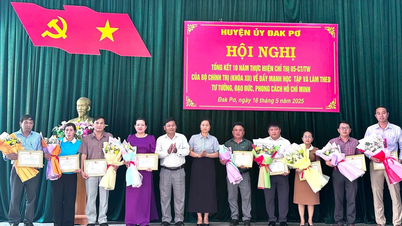 Dak Po summarizes 10 years of implementing Directive No. 05-CT/TW of the Politburo