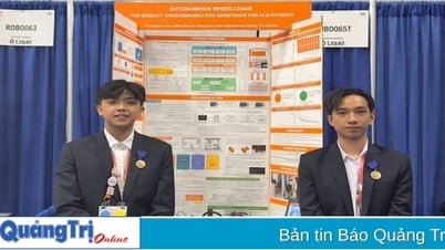 Quang Tri students won fourth prize at the International Science and Engineering Fair (ISEF) 2025
