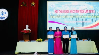 Quang Nam University organizes student scientific conference