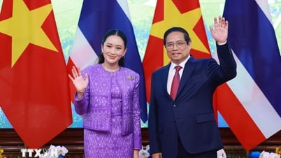 แถลงการณ์ร่วมเวียดนาม-ไทยเกี่ยวกับการยกระดับสู่ความเป็นหุ้นส่วนทางยุทธศาสตร์อย่างครอบคลุม