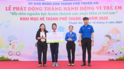 Thuan An City launches Action Month for Children and opens summer 2025