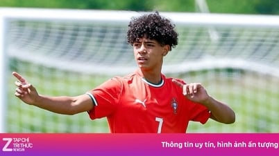 نجل رونالدو يتألق في النهائي الدولي