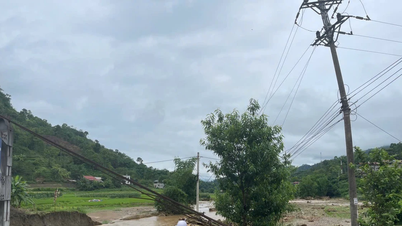 Floods cause major damage to the power system in Ba Be, 1,688 customers affected