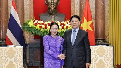 Le président Luong Cuong reçoit le Premier ministre thaïlandais