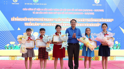 ผู้เข้าแข่งขัน 4 คนคว้ารางวัลชนะเลิศการประกวดศิลปะเด็ก Dong Nai ประจำปี 2568