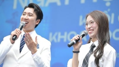 MC Khanh Vy กับเรื่องราวน่าสนใจในวันรับสมัครนักศึกษาสาขาวิชาวิทยาศาสตร์และเทคโนโลยี