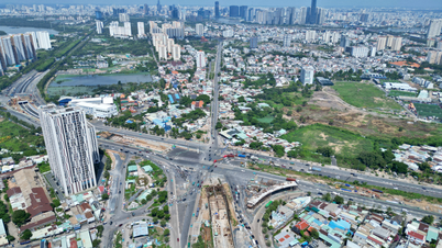 Close-up of the most modern intersection tunnel in Ho Chi Minh City, expected to open to traffic in June