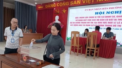 ស្រុកង៉ូវឃ្វីន រៀបចំឆ្នោតទទួលការតាំងទីលំនៅថ្មីនៅតំបន់គម្រោងផ្លូវលេខ២២៦ ឡឺឡៃ