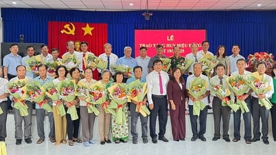 푸탄구 당위원회, 5월 19일 당 배지 수여