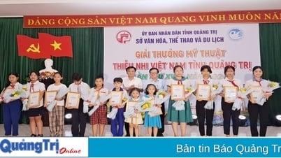 Tổng kết, trao Giải thưởng “Mỹ thuật thiếu nhi Việt Nam” tỉnh Quảng Trị năm 2025
